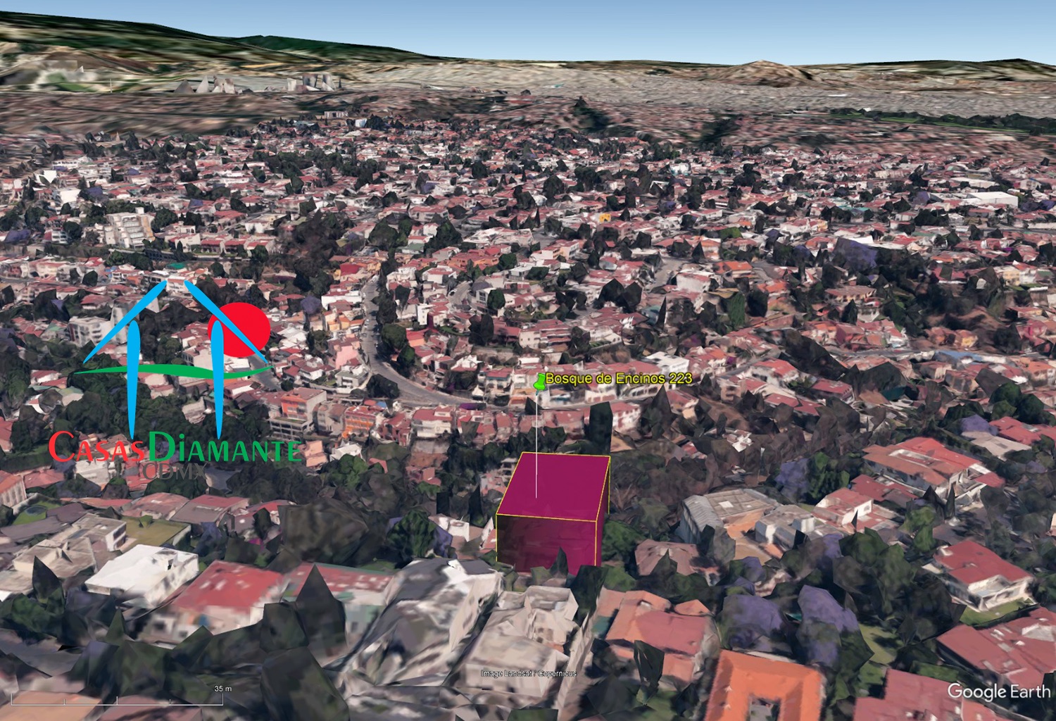 Bosques de las Lomas Terreno Jaguar BBC - Vista satelital 4